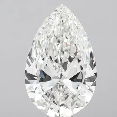 15.07ct F VVS2 Very Good Cut Pear Lab Grown Diamond