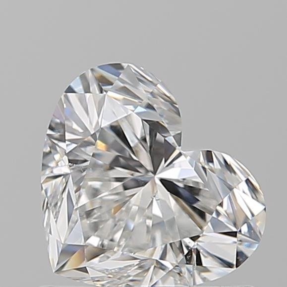 1.01ct F SI1 Rare Carat Ideal Cut Heart Diamond