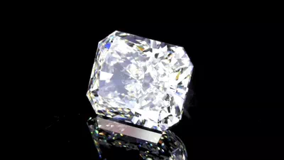 8.02ct K VS2 Rare Carat Ideal Cut Radiant Diamond