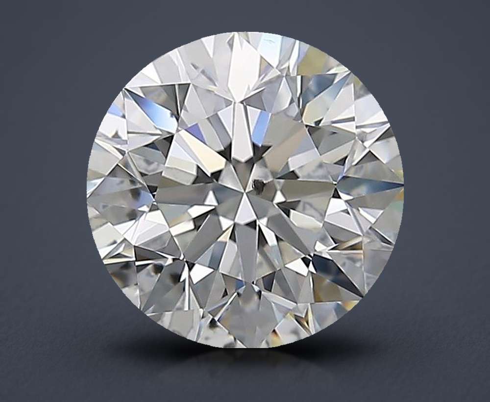 2.50ct G SI1 Rare Carat Ideal Cut Round Diamond