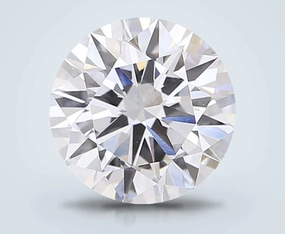 2.43ct E VVS2 Excellent Cut Round Lab Grown Diamond