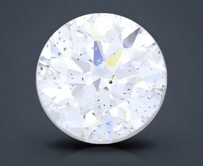 4.01ct D SI2 Rare Carat Ideal Cut Round Diamond
