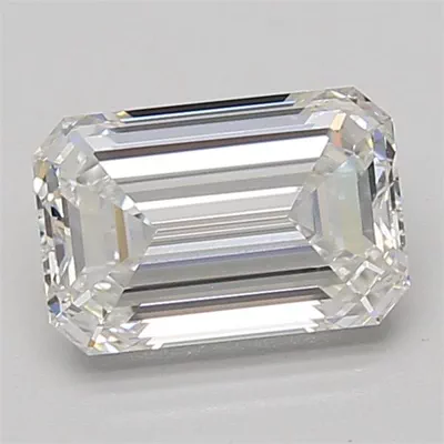 1.94ct E VS1 Rare Carat Ideal Cut Emerald Lab Grown Diamond