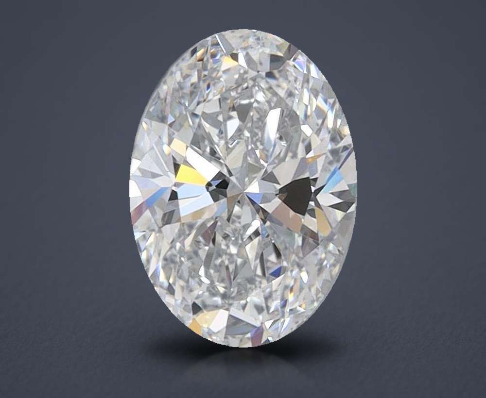1.19ct D VVS1 Rare Carat Ideal Cut Oval Lab Grown Diamond