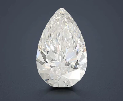 4.05ct F VS1 Rare Carat Ideal Cut Pear Lab Grown Diamond