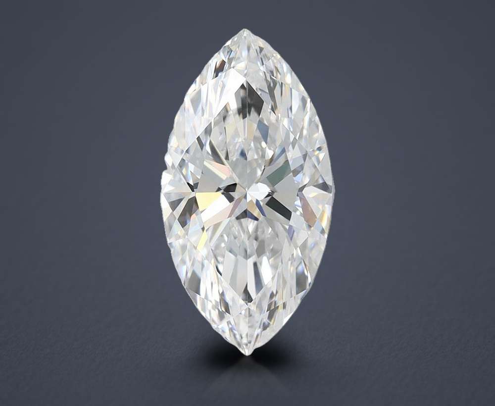 2.30ct D FL Rare Carat Ideal Cut Marquise Lab Grown Diamond