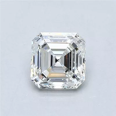 0.80ct H VVS2 Rare Carat Ideal Cut Asscher Diamond