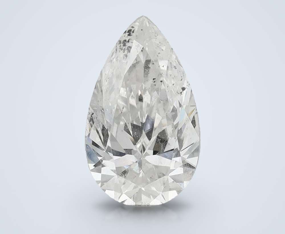 2.51ct F SI2 Rare Carat Ideal Cut Pear Diamond