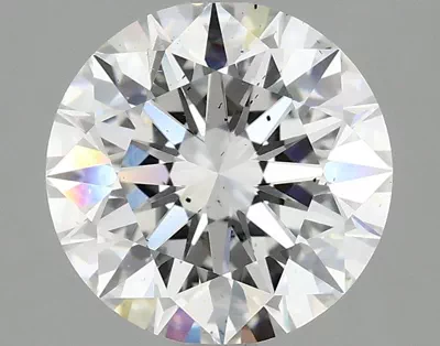 2.58ct F SI1 Rare Carat Ideal Cut Round Lab Grown Diamond
