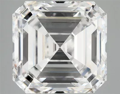 7.02ct E VVS2 Rare Carat Ideal Cut Asscher Lab Grown Diamond