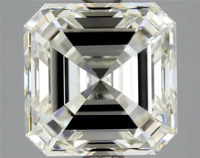 3.01ct J VS2 Rare Carat Ideal Cut Asscher Diamond
