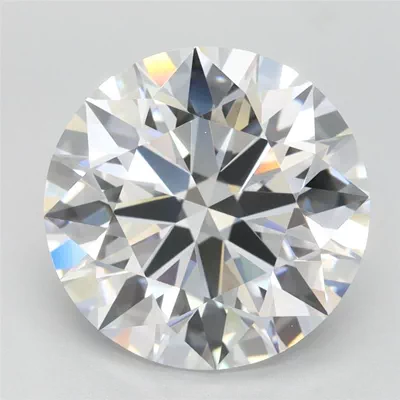 3.72ct D FL Rare Carat Ideal Cut Round Lab Grown Diamond