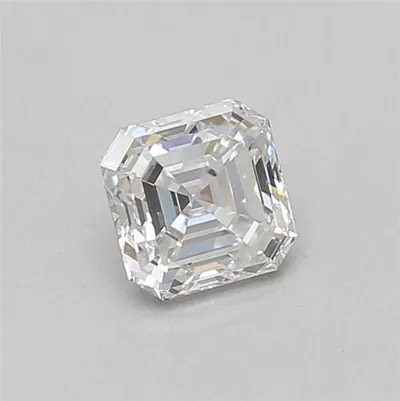 1.04ct D VS1 Rare Carat Ideal Cut Asscher Lab Grown Diamond