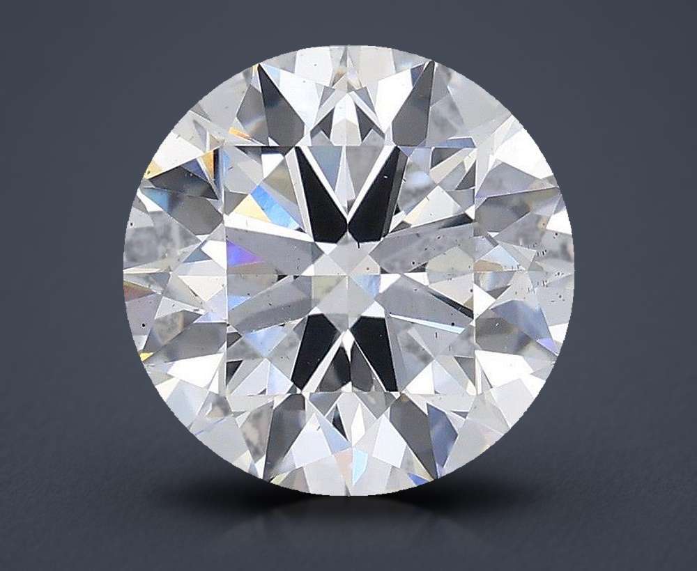 3.02ct E SI1 Rare Carat Ideal Cut Round Lab Grown Diamond