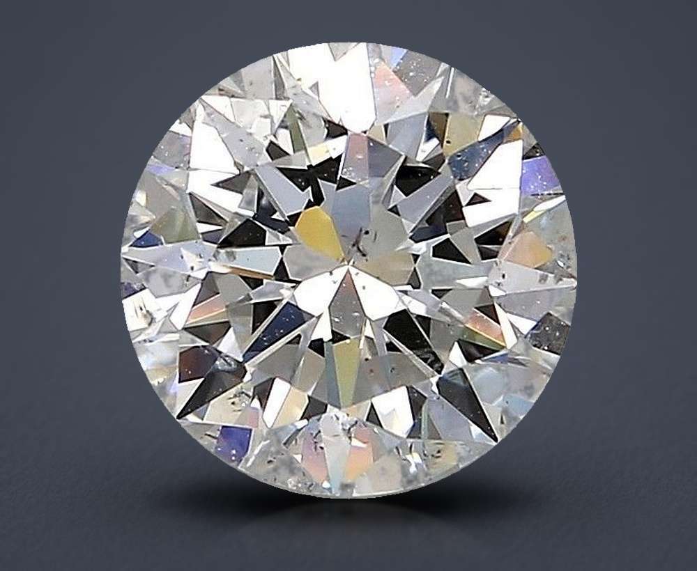 2.50ct E SI2 Rare Carat Ideal Cut Round Diamond