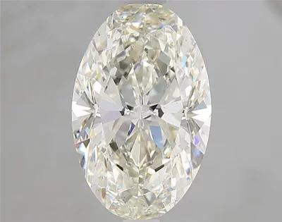 3.02ct K SI1 Rare Carat Ideal Cut Oval Diamond