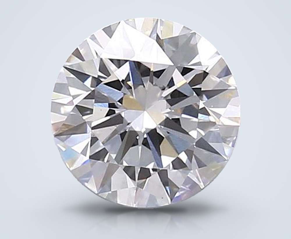 2.10ct G VS1 Rare Carat Ideal Cut Round Lab Grown Diamond