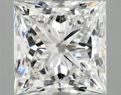 8.10ct E VVS2 Rare Carat Ideal Cut Princess Lab Grown Diamond