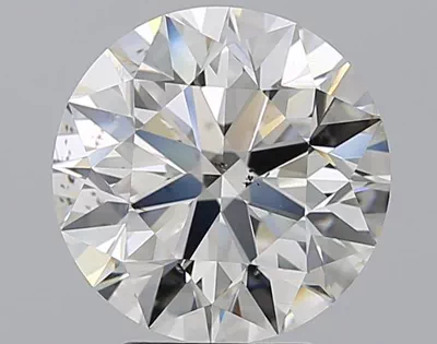 3.52ct I SI1 Excellent Cut Round Diamond