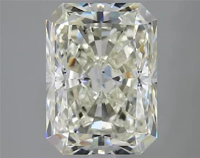 3.03ct I VS2 Rare Carat Ideal Cut Radiant Diamond