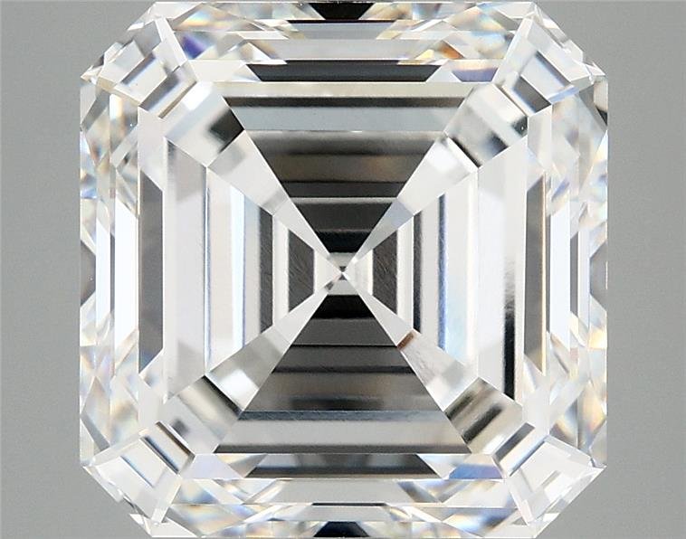 7.19ct E VVS2 Very Good Cut Asscher Lab Grown Diamond