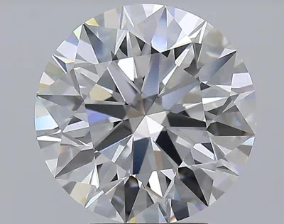 4.02ct D FL Rare Carat Ideal Cut Round Diamond