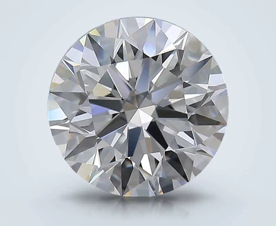 4.02ct D FL Rare Carat Ideal Cut Round Diamond