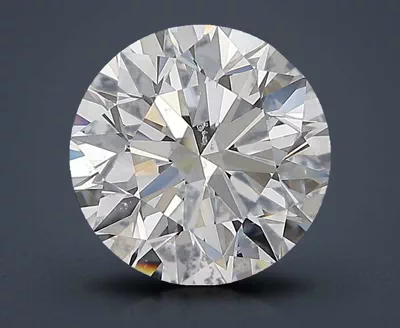 2.52ct D SI1 Rare Carat Ideal Cut Round Diamond