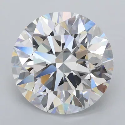 2.46ct D FL Rare Carat Ideal Cut Round Lab Grown Diamond