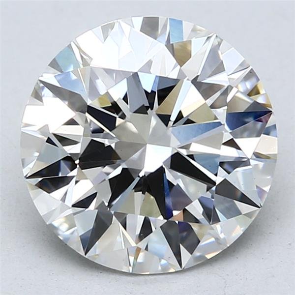 3.53ct F VS1 Rare Carat Ideal Cut Round Lab Grown Diamond