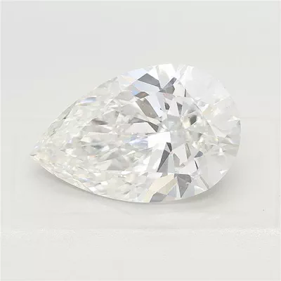 2.58ct F VS1 Rare Carat Ideal Cut Pear Lab Grown Diamond