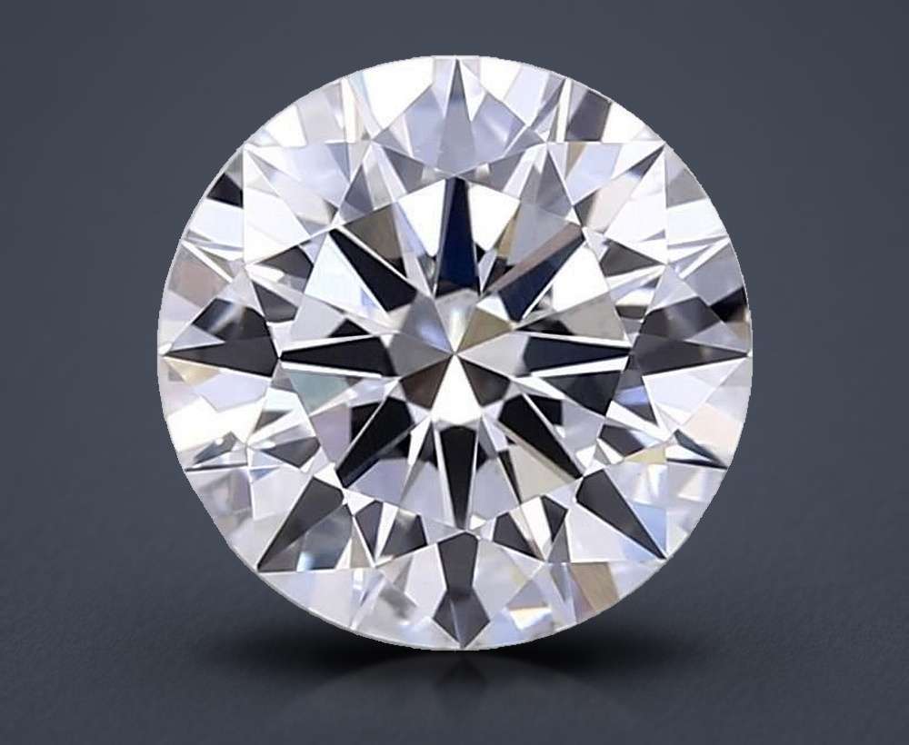 3.30ct E VVS2 Rare Carat Ideal Cut Round Lab Grown Diamond