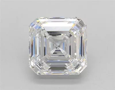 3.10ct E VVS2 Rare Carat Ideal Cut Asscher Lab Grown Diamond
