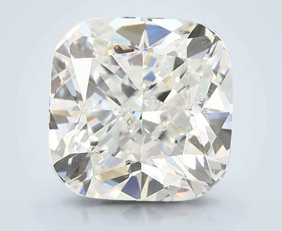 3.37ct E VVS2 Rare Carat Ideal Cut Cushion Lab Grown Diamond