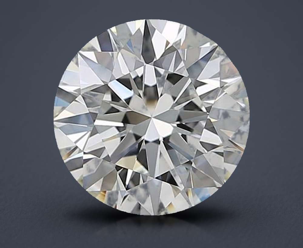 3.51ct I VS2 Rare Carat Ideal Cut Round Diamond