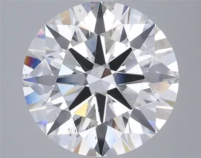 5.08ct F SI1 Rare Carat Ideal Cut Round Lab Grown Diamond