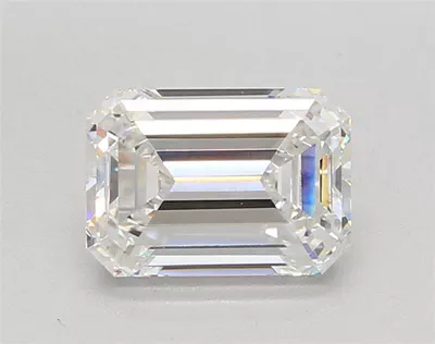 2.05ct E VVS2 Rare Carat Ideal Cut Emerald Lab Grown Diamond