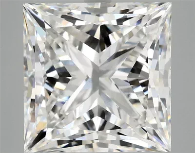 7.03ct G VVS2 Rare Carat Ideal Cut Princess Lab Grown Diamond