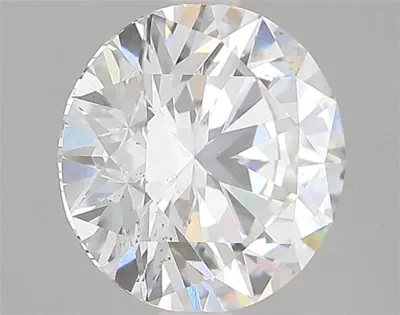 3.08ct E SI2 Rare Carat Ideal Cut Round Lab Grown Diamond