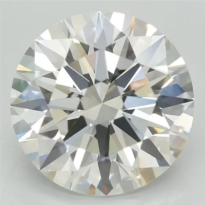 4.38ct E VVS2 Rare Carat Ideal Cut Round Lab Grown Diamond