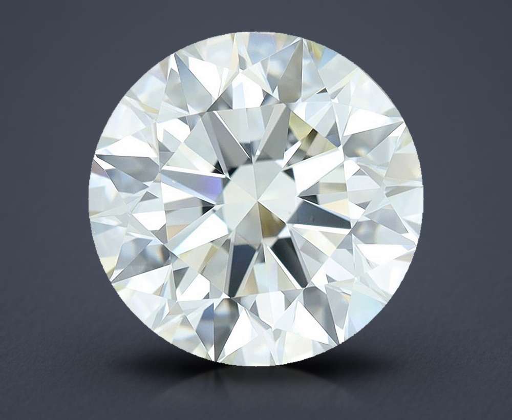 4.96ct J VS1 Rare Carat Ideal Cut Round Diamond