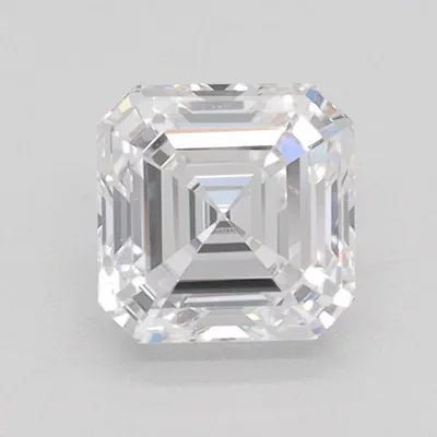 1.00ct D VVS2 Rare Carat Ideal Cut Asscher Lab Grown Diamond