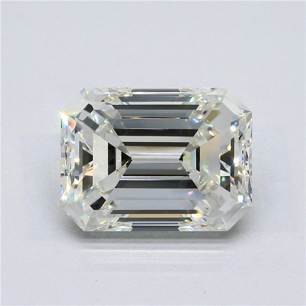 5.22ct H VVS2 Excellent Cut Emerald Diamond