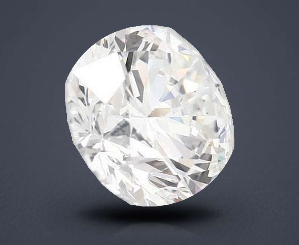 4.09ct H SI1 Rare Carat Ideal Cut Round Diamond