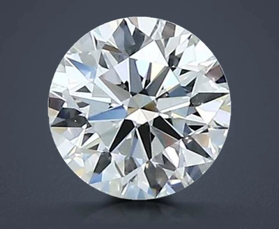 0.51ct I VVS2 Rare Carat Ideal Cut Round Diamond