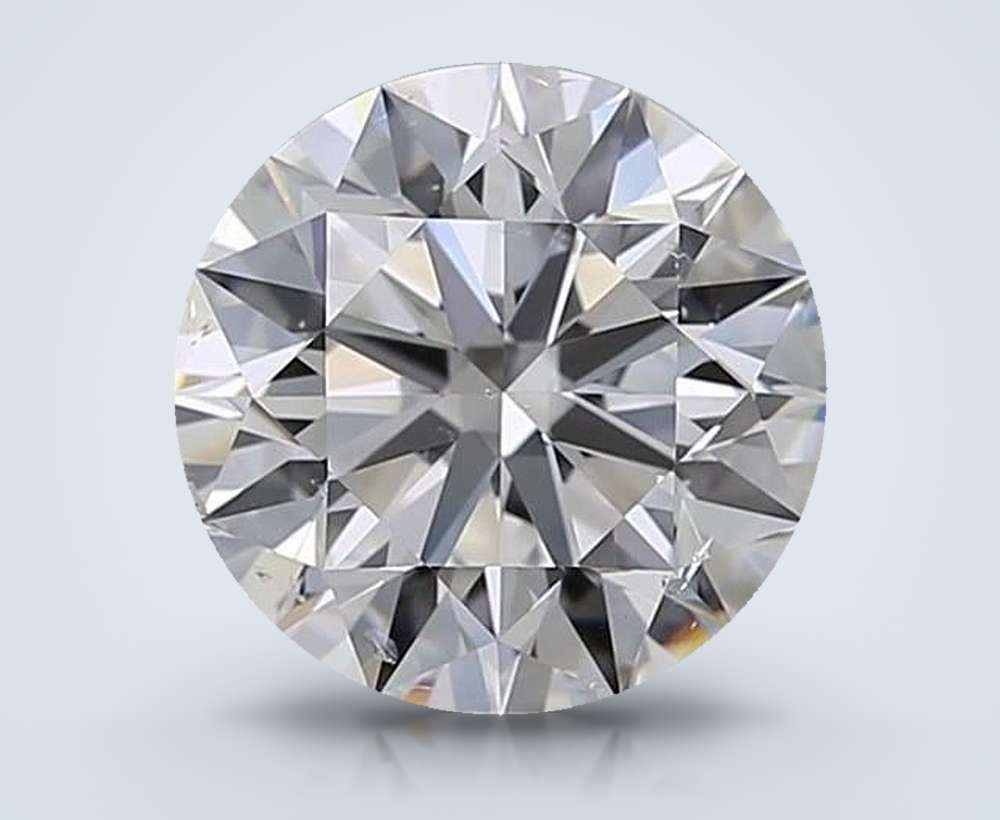 3.50ct D SI2 Rare Carat Ideal Cut Round Diamond