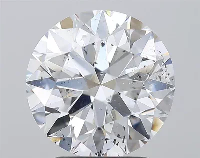 3.01ct D SI2 Rare Carat Ideal Cut Round Diamond