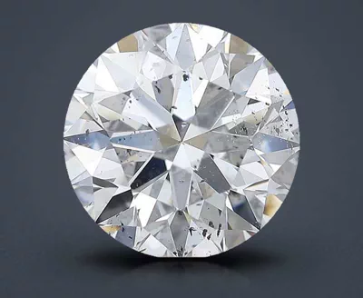 3.01ct D SI2 Rare Carat Ideal Cut Round Diamond