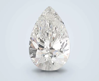 3.03ct F VVS2 Rare Carat Ideal Cut Pear Lab Grown Diamond
