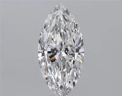 4.01ct D SI2 Rare Carat Ideal Cut Marquise Diamond